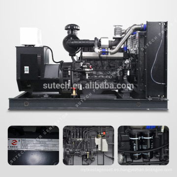 Generador chino! 50 HZ, generador de diesel silencioso 350kva accionado por el motor shangchai SC13G420D2